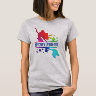 Diseño de camisetas con nombre de sirena en monog