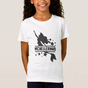 diseño de camisetas con nombre de sirena monogram