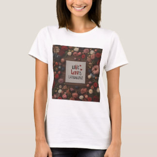 Diseño de camisetas con toque floral