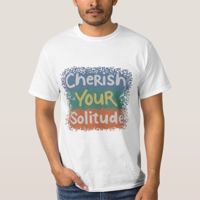 Diseño de camisetas de abrazar de soledad (Anverso)