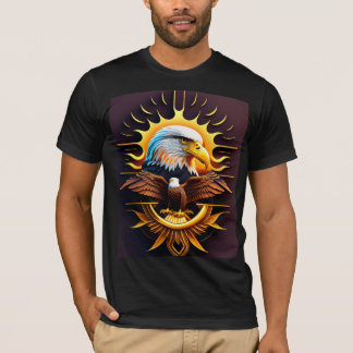 Diseño de camisetas de águila "Majestic Soar".