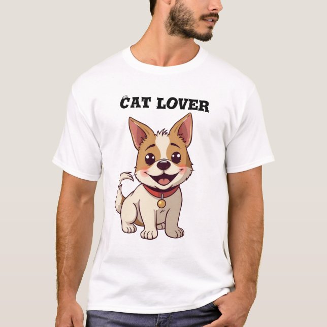 Diseño de camisetas de amante de los gatos (Anverso)