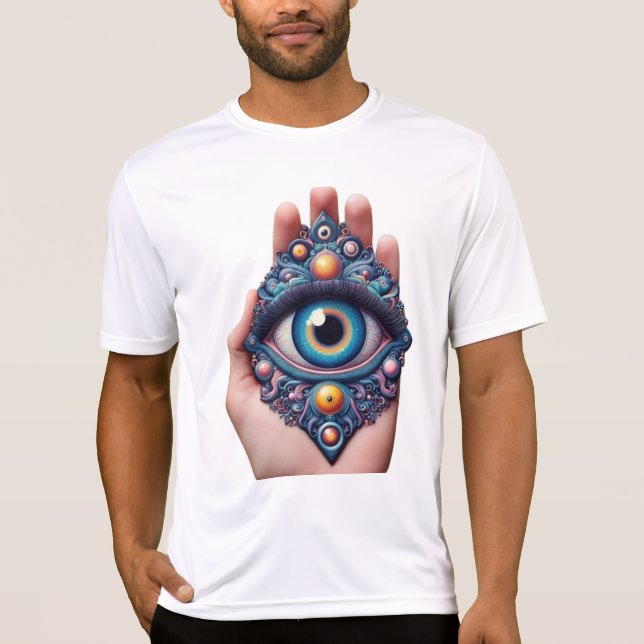 Diseño de camisetas de arte místico de tercera man (Anverso)
