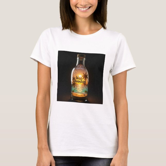 Diseño de camisetas de aventura salvaje (Anverso)