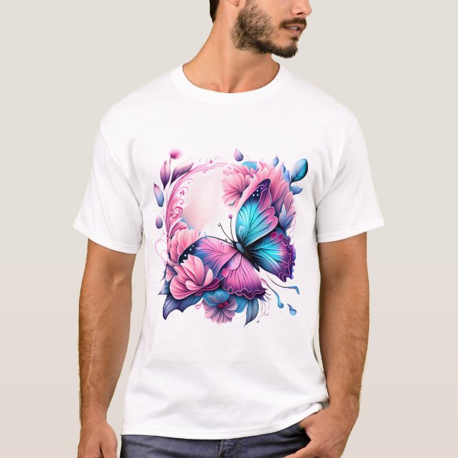 Diseño de camisetas de belleza flotante (Anverso)
