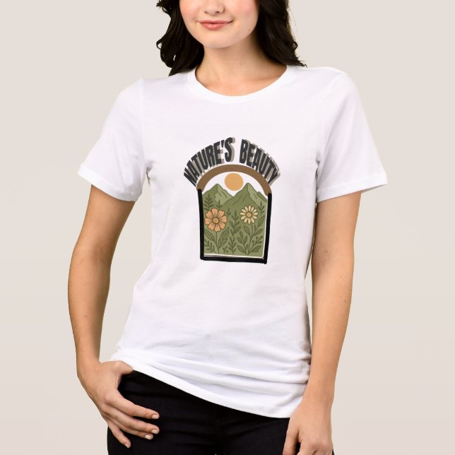 Diseño de camisetas de belleza natural (Anverso)