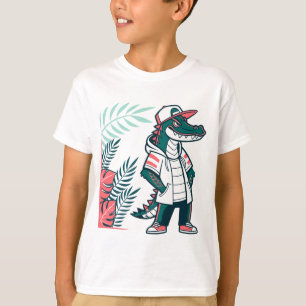 diseño de camisetas de caimán