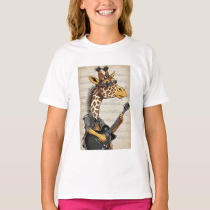 diseño de camisetas de chile de moda chica giraff