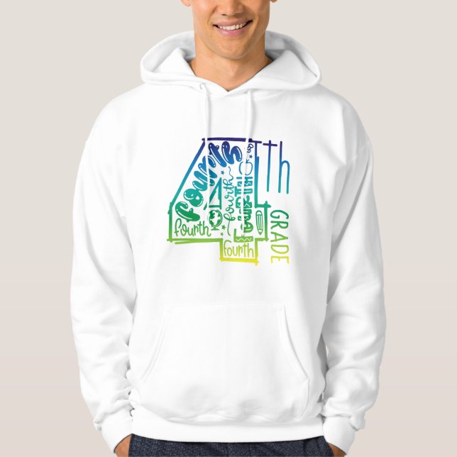 Diseño de camisetas de cuarto grado (Anverso)