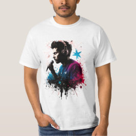 Diseño de camisetas de DJ Rising Star