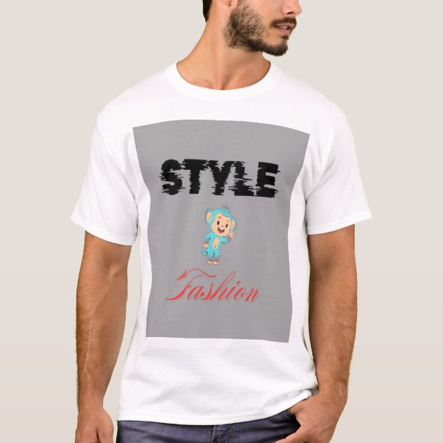 Diseño de camisetas de estilo y moda (Anverso)
