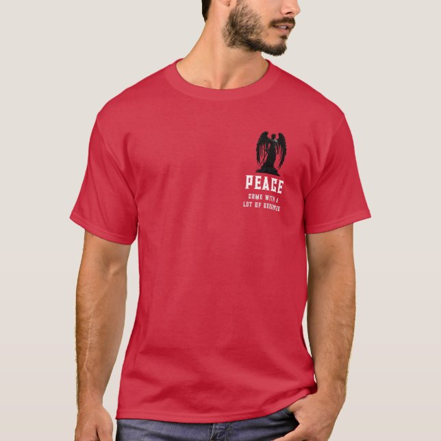 Diseño de camisetas de estilos masculino (Anverso)