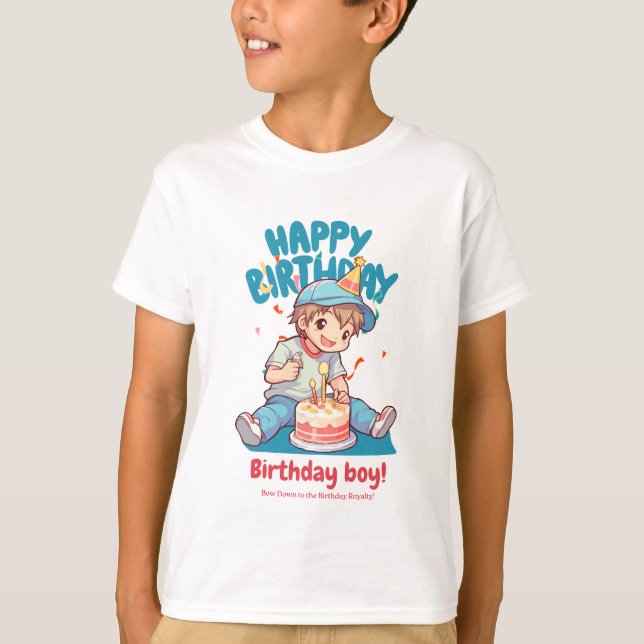diseño de camisetas de feliz cumpleaños (Anverso)