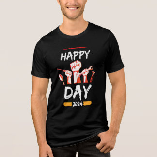 diseño de camisetas de feliz Día del Trabajo