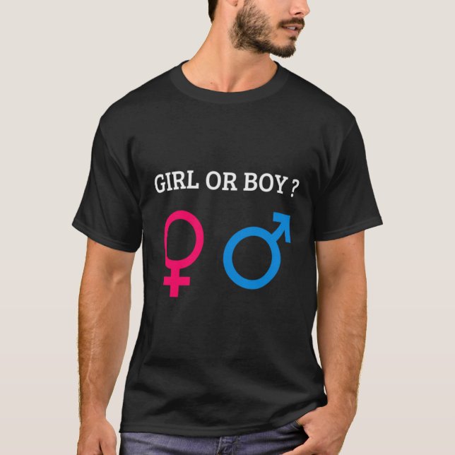 diseño de camisetas de feto de género para hombres (Anverso)
