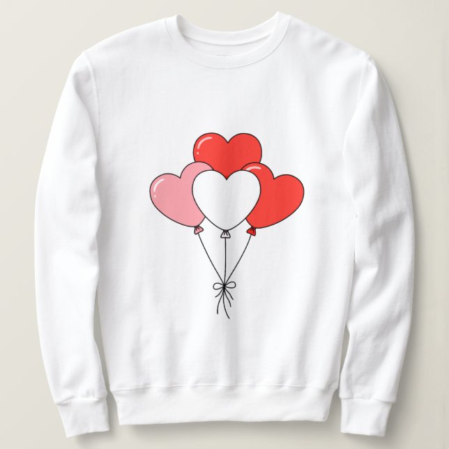 diseño de camisetas de globo valentino (Anverso del diseño)