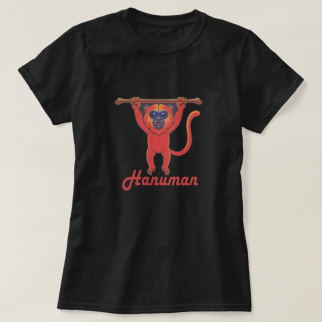 Diseño de camisetas de Hanuman (Diseño del anverso)