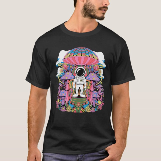 diseño de camisetas de jardín cósmico (Anverso)