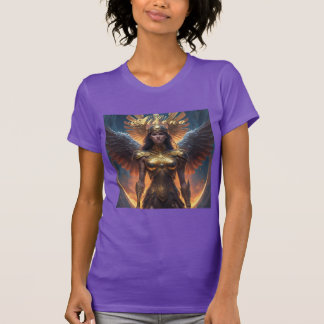 Diseño de camisetas de la diosa griega Athena