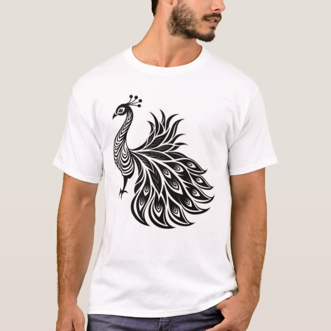 Diseño de camisetas de la Gloria del Pavo Real Rad (Anverso)