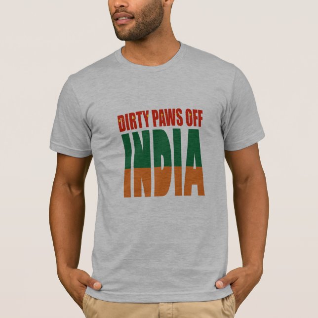 diseño de camisetas de la india china (Anverso)