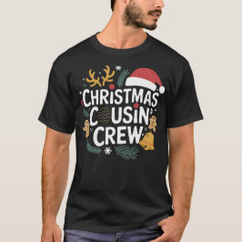 Diseño de camisetas de la tripulación de navidad