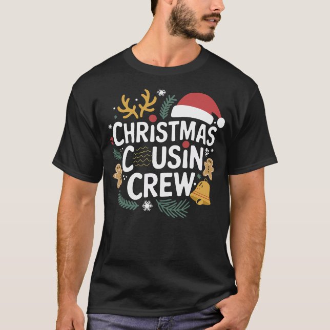Diseño de camisetas de la tripulación de navidad (Anverso)