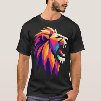 Diseño de camisetas de león
