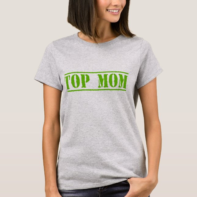 diseño de camisetas de mamá top lindo idea de rega (Anverso)