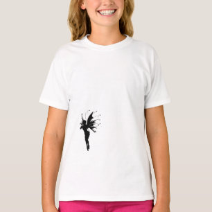 Diseño de camisetas de mariposas metálicas brillan