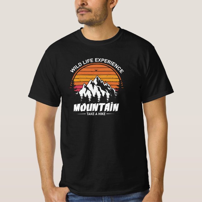 Diseño de camisetas de montaña (Anverso)