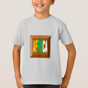 DISEÑO DE Camisetas de niños CHOCO AFRICA