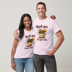diseño de camisetas de ramo de flores
