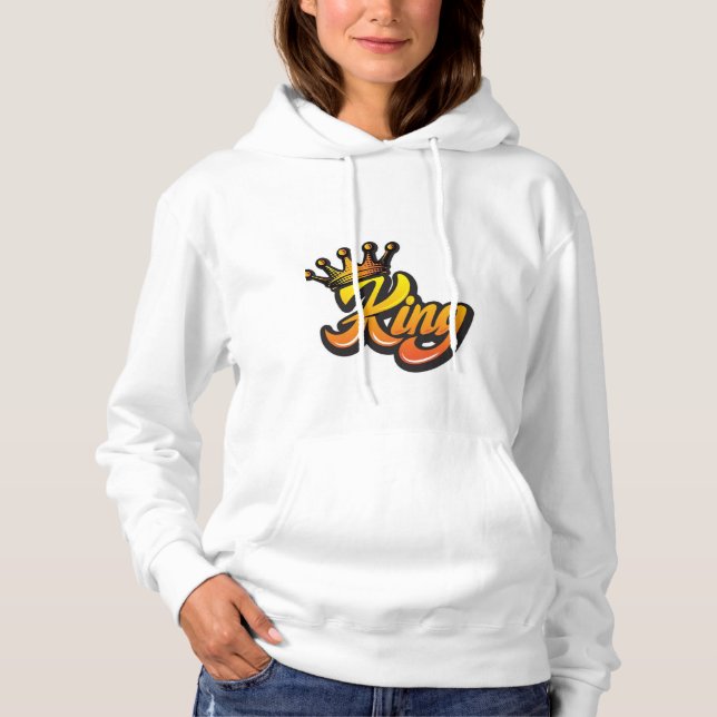 Diseño de camisetas de rey para mujeres. (Anverso)