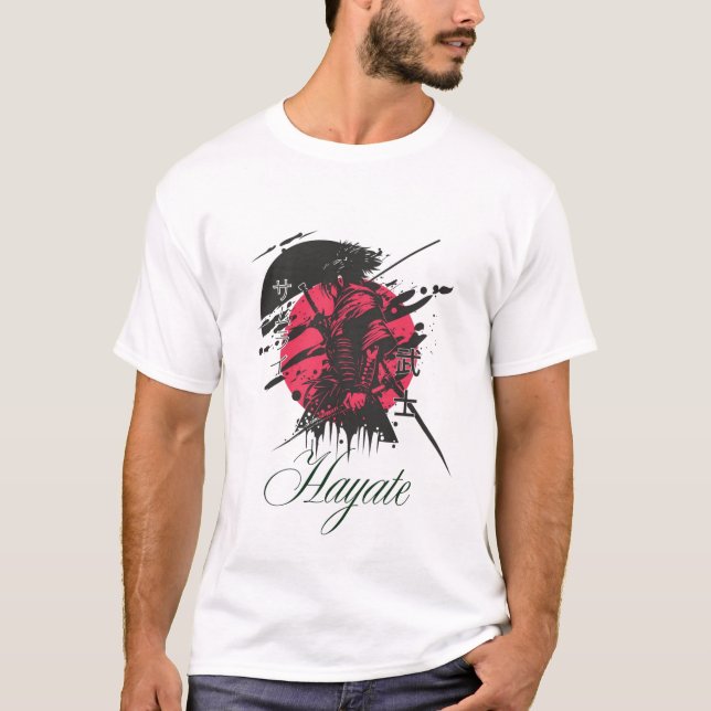 Diseño de camisetas de Samurai (Anverso)