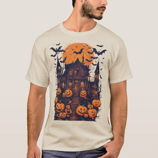 diseño de camisetas de scray halloween (Anverso)