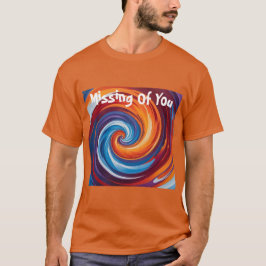 Diseño de camisetas de Swirl Art Mens