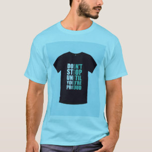 Diseño de camisetas de tipografía moderna