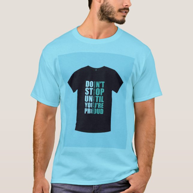 Diseño de camisetas de tipografía moderna (Anverso)