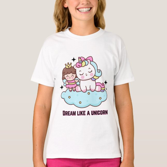 Diseño de camisetas de unicornio (Anverso)