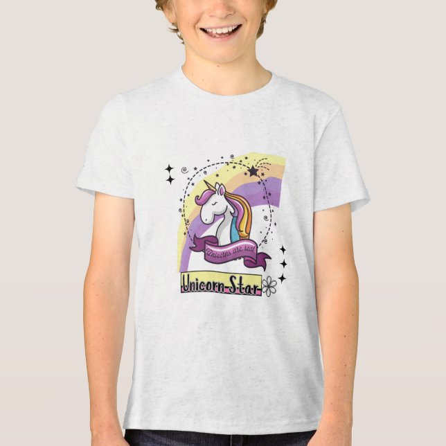 Diseño de camisetas de unicornio (Anverso)