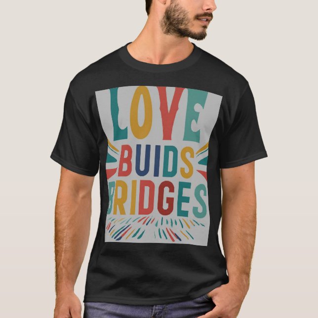 Diseño de camisetas de unidad en amor (Anverso)
