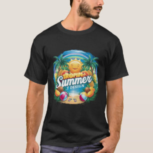 Diseño de camisetas de verano, diseño de camisetas