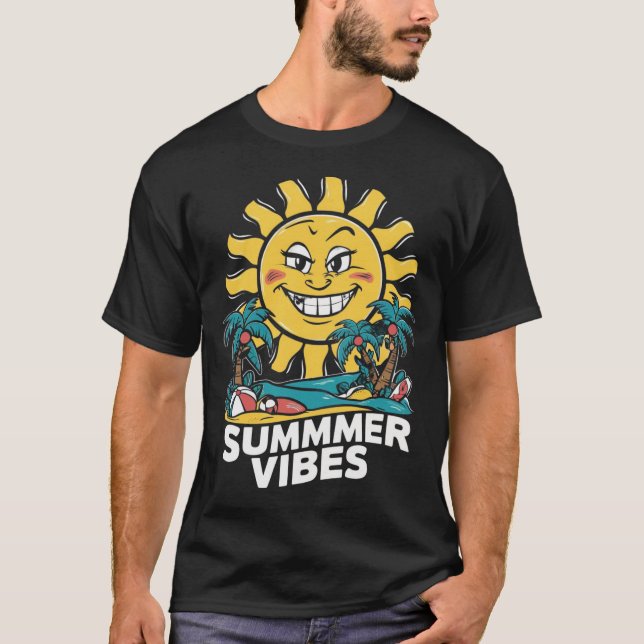 Diseño de camisetas de verano, diseño de camisetas (Anverso)