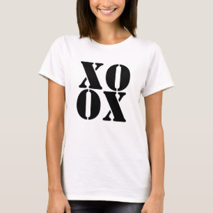 diseño de camisetas de xoxo love el día de San Val
