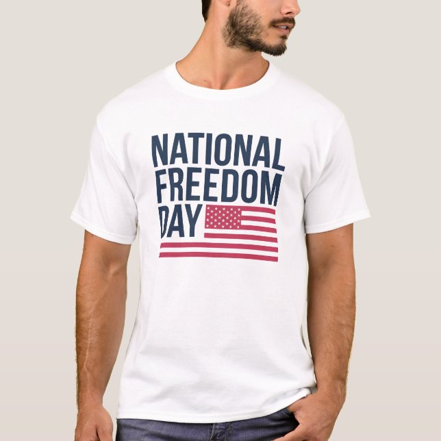 Diseño de camisetas del Día Nacional de la Liberta (Anverso)