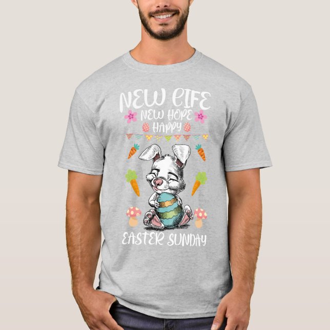 Diseño de camisetas del Feliz Día de Pascua (Anverso)