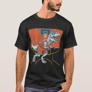 Diseño de camisetas del jugador de baloncesto Dino