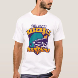 Diseño de camisetas deportivas de béisbol