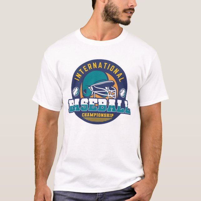 Diseño de camisetas deportivas de béisbol (Anverso)